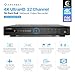 Amcrest 4K 32-Channel AI NVR (16-Port PoE) Smart NVR, Facial Recognition, Facial Detection & Vehicle Detection - Supports 32 x 4K IP Cameras, Supports up to 2 x 16TB HDD (Not Included) NV4232E-16P-EI