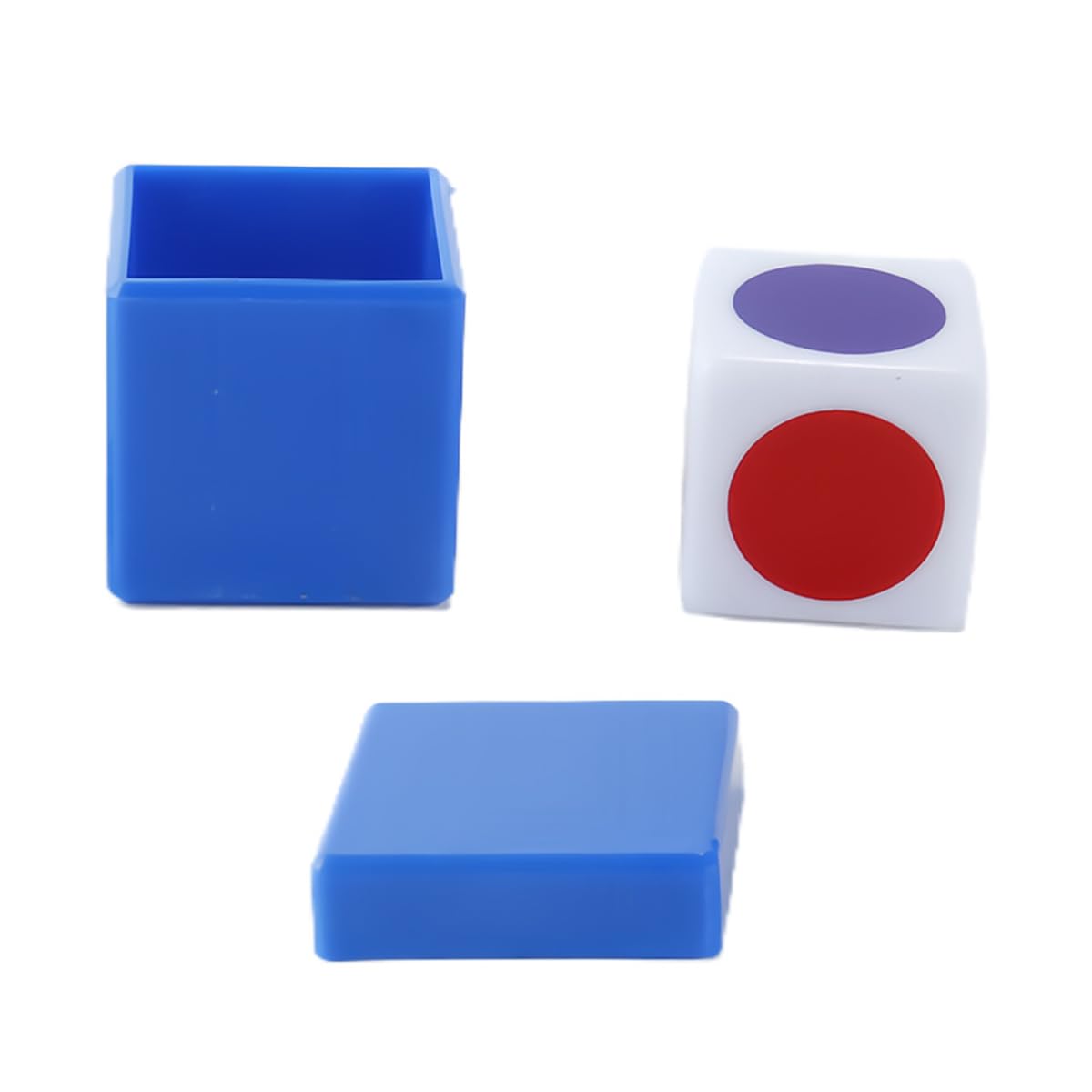 Ausi Eye Perspective Dice Box Color Vision Magic Trick, Mind-Reading Box Illusion, for Beginners and Pros