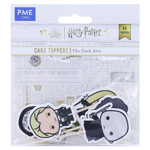 PME Harry Potter Toppers para Pasteles, Set de 6, Las Dark Arts