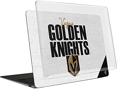 Skinit Case + Skin Compatible with MacBook Air 13in M1 (2021) - Officially Licensed NHL Vegas Golden Knights Script Design