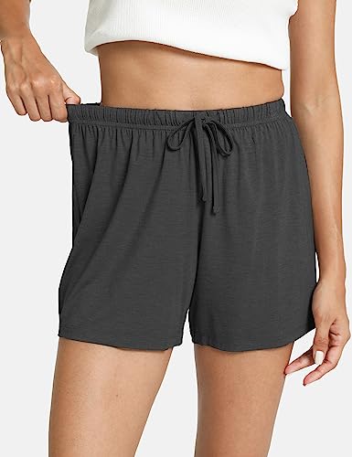 Image of GYS Women's Bamboo Viscose Cooling High Waisted Pajama Shorts