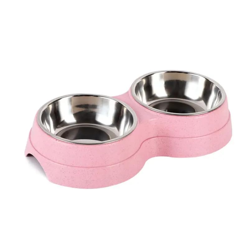 Comedero Doble para Perros Y Gatos, Comedero Y Bebedero para Gatos, Comederos para Perros Pequeños, Cuencos para Perro Pequeño, Plato Cuenco para Gato, Dog Bowl, Comedero Perro Pequeño