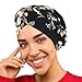 Novarena Afrikanischer Turban für Frauen Knoten vorgebundene Motorhaube Beanie Cap Headwrap, 1 Stück geflochten Stil 1, Einheitsgröße