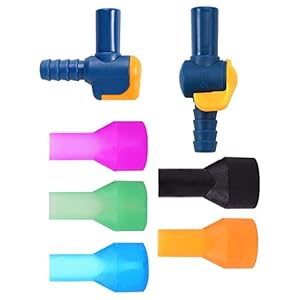 SEABABOO 7pcs Silicone Bite Valve Poche Hydratation Portable Poche A Eau RéServoir d’eau De Sport Reservoir La RandonnéE Camping Sac d’eau Buse Tuyau Valve De Morsure pour Ouvrir Et Fermer La Valve