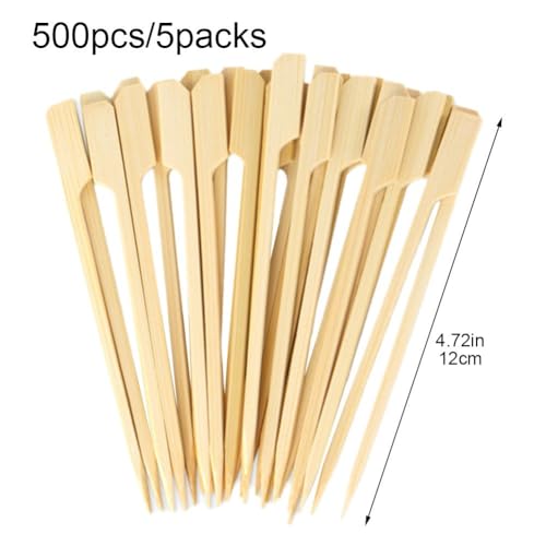 Brochettes de bambou en bois de qualité supérieure pour cocktail - 4