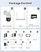 Loocam 5MP Wireless Security Camera System Wi-Fi 6, Color Night Vision, 355° Pan 95° Tilt, Light & Siren Alarm, Human Vehicle Detection, Two-Way Audio for Indoor Outdoor,8CH NVR 128GB Local Storage