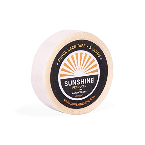 Image of Sunshine Tape | Super Lace Wig Adhesive Tape Roll | Double Sided, Medical Grade | Toupee and Wig Tape (1 /2 inch x 3 YDS, 1 Roll - Full Price)
