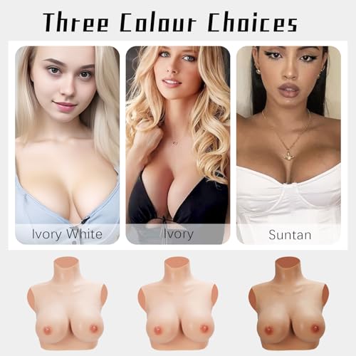 Silicone Breastplate for Crossdressers Breast Forms Transgender Cosplay Fake Breasts Drag Queens4