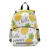 voucong Carino ananas giallo in estate scuola zaini per bambini coulisse libri borsa per 5 anni bolso escolar para adolecente