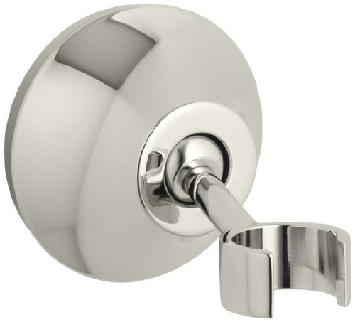 Limited Discount KOHLER K-352-SN Forte Adjustable Wall-Mount Bracket, Vibrant Polished Nickel