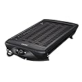 Tayama TG-868XL Smokeless Non-Stick Indoor Electric Grill, Extra Large, Black
