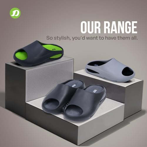 Image of DOCTOR EXTRA SOFT Men's Classic Ultra Soft Sliders /Slippers with Cushion FootBed for Adult | Comfortable & Light Weight | Stylish & Anti-Skid | Waterproof & Everyday Flip Flops for Gents /Boys D-507