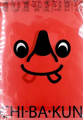 Amazon.co.jp: チーバくん NEWクリアファイル フェイスレッド 千葉PR