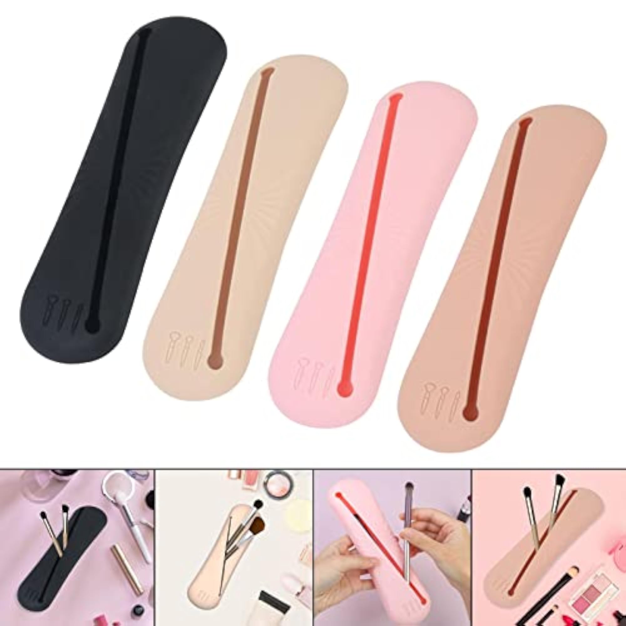 Makeup Brush Organizer Bag for Beauty Organizers