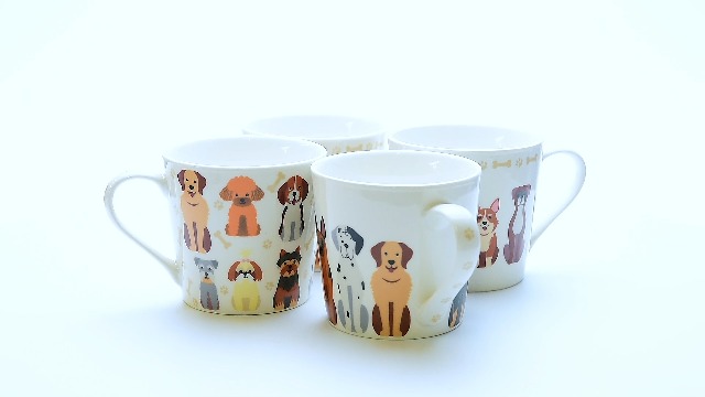 SPOTTED DOG GIFT COMPANY - Tazas de café - Tazas de Desayuno con Motivo de Perros - Juego de 4 - Regalos Originales para… - Imagen 8