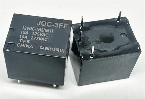 Relais JQC-3FF 12VDC-1HS 4 broches pour réparer une carte 10A
