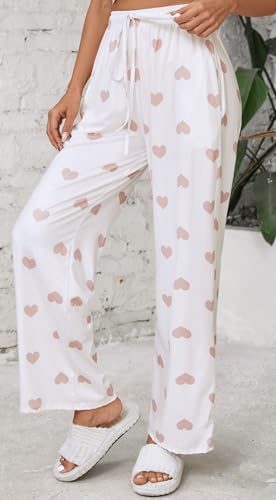 Image of X-Image Women Comfy Casual Pajama Pants with Pockets & Drawstring