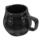 Sosoport Jarra de Cerámica para Leche con Asa Versátil Lechera y Dispensador de Salsa para Café Crema y Cocina Fácil de Limpiar y Manejar