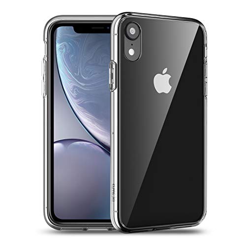 POWR Clear Case, ontworpen voor iPhone XR, lichtgewicht en ultra slanke volledige schokdemping beschermhoes - transparant