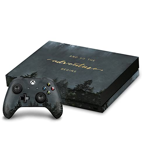 Autocollant vinyle Xbox One X design Arbre Mix Art haut de gamme
