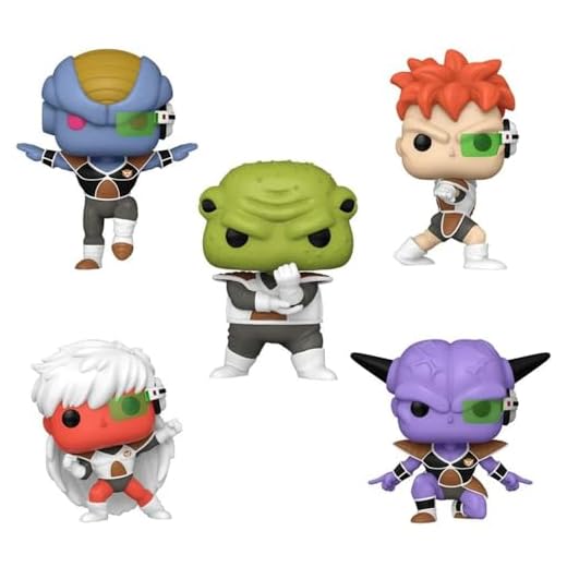Funko Dragon Ball Figura Vinilo Figuras de Vinilo Z - Ginyu Force (5-Pack) Unisex Pop! Standard PVC