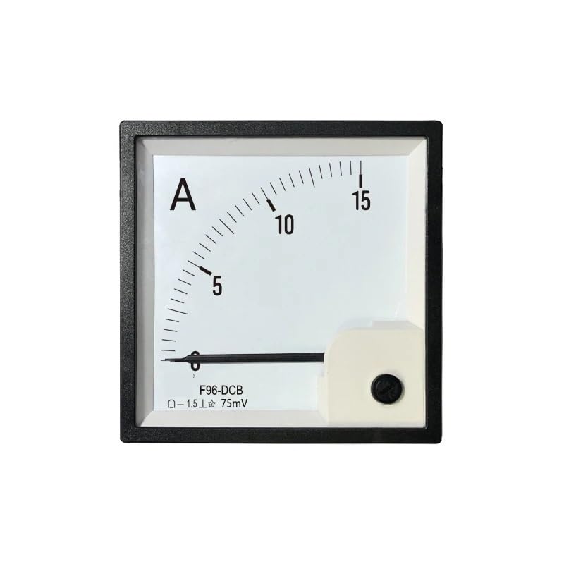 Amperímetro de CC F96-DCB de panel para medición industrial de 1000A 4