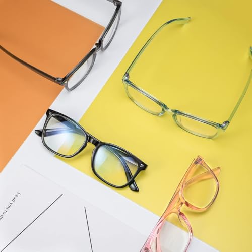 Image of VISOONE Blue Light Blocking Glasses Square with Anti Computer Glare for Gaming Women and Men MONTANA