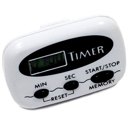 Chef Craft Select Digital Timer, 1 Piece 2.5 Inch, White