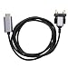 Vvikizy HD-Multimedia-Schnittstelle auf VGA-Kabel, 6,56 Fuß Stecker auf Stecker, Unidirektionales Kabel für Computer, Desktop, Laptop, Monitor, Projektor, HDTV