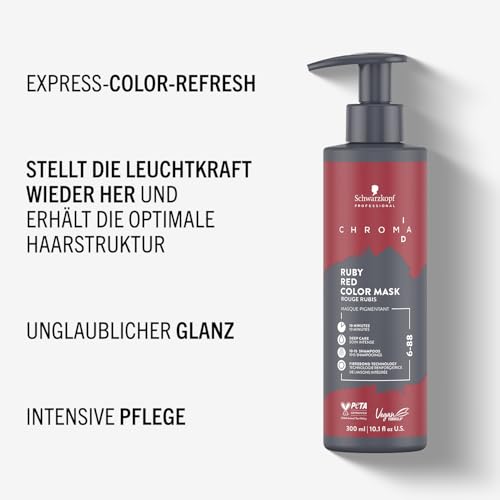 Schwarzkopf Professional CHROMA ID Bonding Color Mask Semi Permanentes Farbsystem Farbmaske Pflegende Tönung Haarmaske Haarkur Intensive… – Ansicht 3