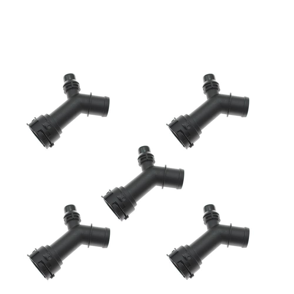 5/10PCS Engine Coolant Hose Pipe Connector Fit for A4 S4 A5 S5 2017+ 2.0L 8W0122293A(5 PCS)