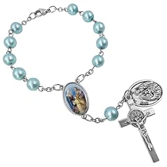 Light Blue Rosary Beads