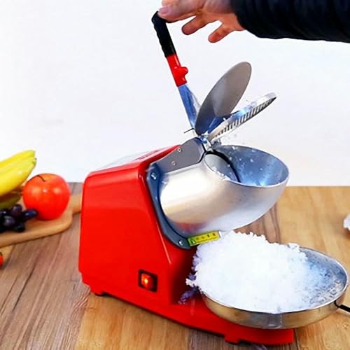 Trituradora de hielo de acero inoxidable con drenaje para evitar charcos 3