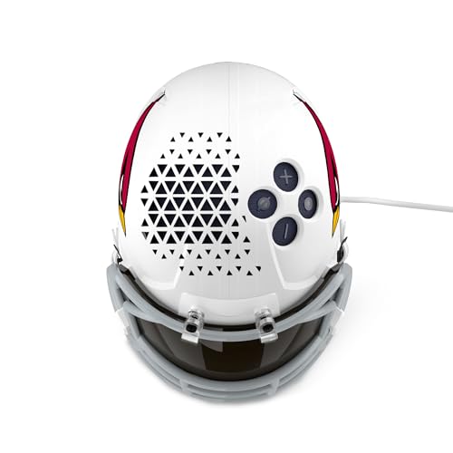 Image of NFL Echo Dot Bundle: Includes Echo Dot | Deep Sea Blue and Limited-Edition NFL Helmet Stand | Arizona Cardinals