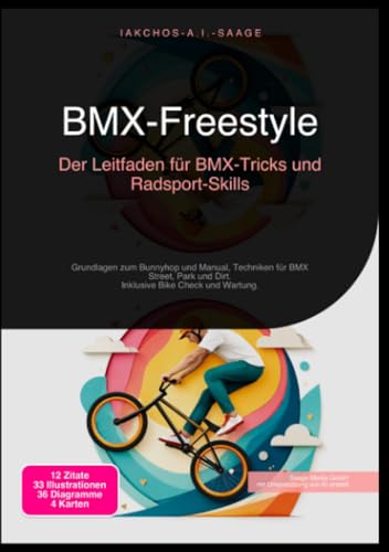 BMX-Freestyle: Der Leitfaden für BMX-Tricks und Radsport-Skills: Grundlagen zum Bunnyhop und Manual, Techniken für BMX Street, Park und Dirt. Inklusive Bike...