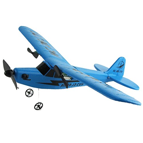 E-SCENERY 2.4G 2CH Radio Remote Control Airplane Aircraft Glider, EPP foam RC Plane