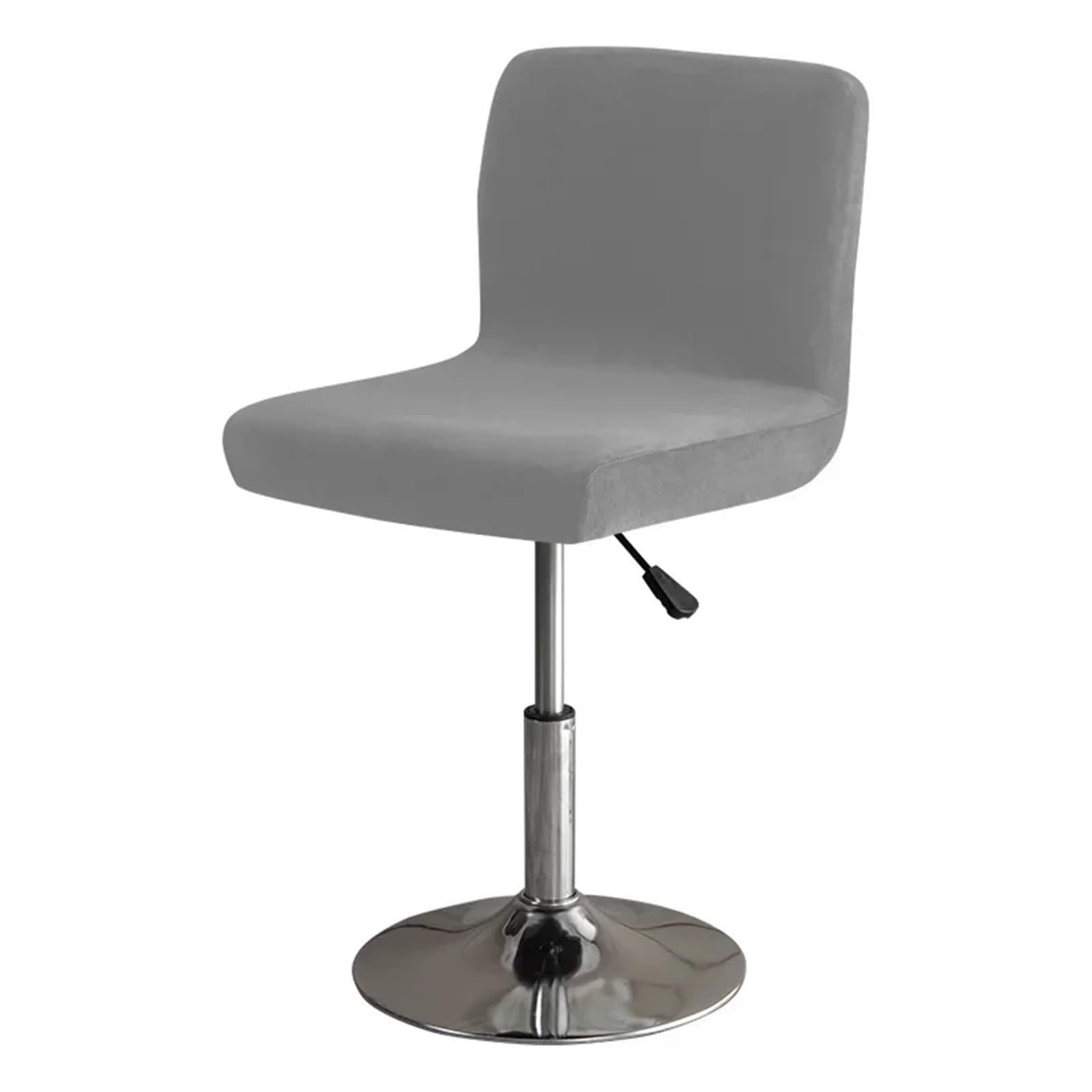 FVDZRFIE Chair Covers Thick Velvet Bar Stool Chair Cover Plush Rotating Spandex Stretch Low Back Dining Seat(Color 6,1pcs Chair Cover)