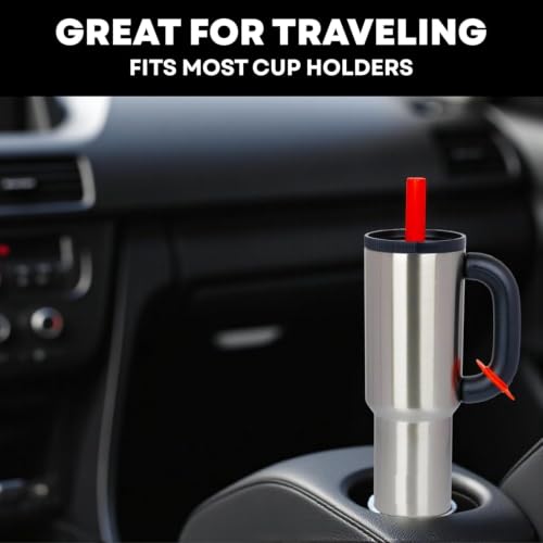 Image of CYNVEXA Tumbler with lid and Straw 1200ML Cup Stainless Steel Vacuum Insulated Tumbler for Water, Iced Tea or Coffee 1.2L Office Gym Travelling (40 - Oz - Coconut Cloud)