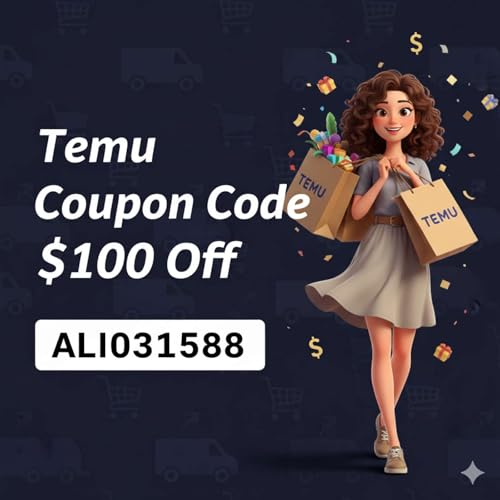 New Temu Coupon Code $100 Off ["ali031588"] First Time User Podcast Por James Bond arte de portada