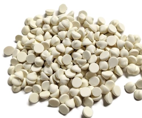 White Confectionary Baking Chips - 1 lb of 4M Smooth Small Fresh Delicious Sweet Creamy Drops
