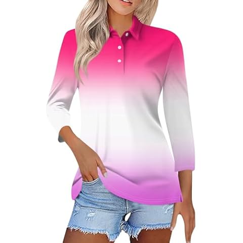JKJFJKA Hot Pink Summer Blouse for Women Cover