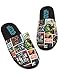 Star Wars Pantoufles Mens Adultes Bande dessinée Slip-on Black House Shoes 41-42 EU
