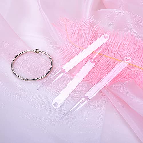 200Pcs Nail Swatch Sticks,Clear Nail Display Art Supplies Tips Stiletto Gel Polish Board Display Practice Sample Sticks With Ring Holder For Diy. #TOP4