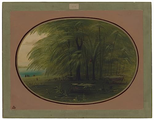 Poster indien George Catlin au rivage pour créer une ambiance évasion dans votre bureau