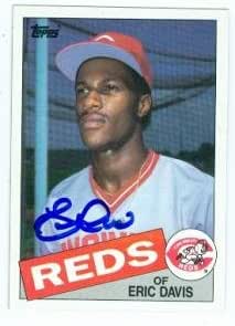 Eric Davis autographed Baseball Card (Cincinnati Reds) 1985 Topps #627 ...