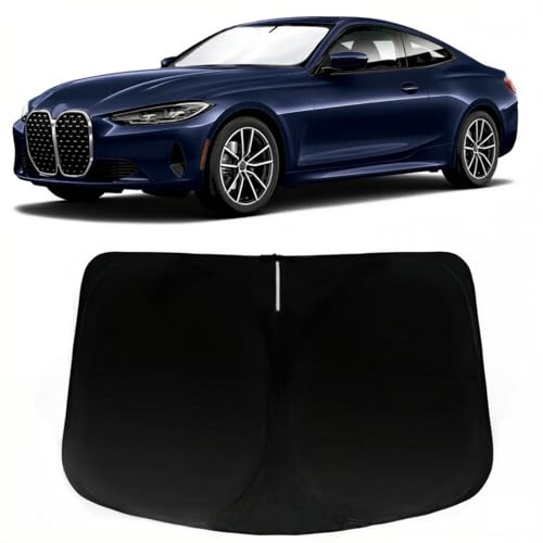 PAIMOHO Windshield Sun Shade for 2021-2026 BMW 4 Series 430i 440i i4 m4, Car Front Window Sunshade...