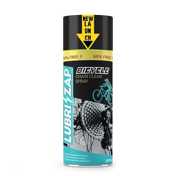 Shadow Securitronics LUBRIZAP Chain Cleaner Spray for All Bikes, Cycle Wear Resistant Lubricant Chain Clean Spray for Improve Chain Life & Performance - (Bicycle Chain Clean Spray) Pack of 1 (B0CXDDZRM8) Amazon Price History, Amazon Price Tracker