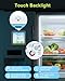 Bomivoi Wireless Fridge and Freezer Thermometer with Alarm, Max/Min Temperature Records Digital Refrigerator Thermometer, 328FT Remote Range, Magnetic & Stand Options for Kitchen Home Restaurant