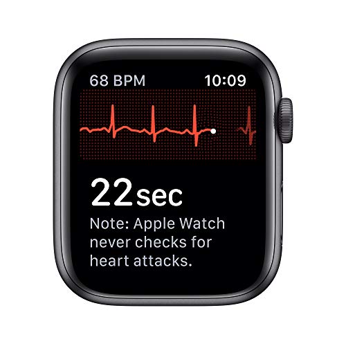 Apple Watch Series 5 (GPS + Cellular, 40mm) - Space Gray Aluminum Case with Black Sport Band by Apple - Used condition - Image 5