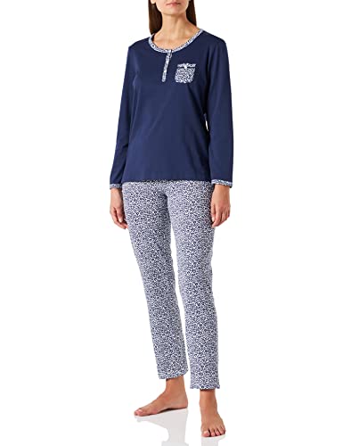 Pyjama en pur coton peigné Damart : la solution contre la transpiration nocturne avec ses manches longues